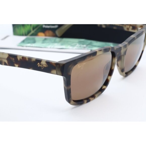 Maui Jim Stone Shack MJ 862-10 Tortoise Square Sunglasses Brown polarized Lenses